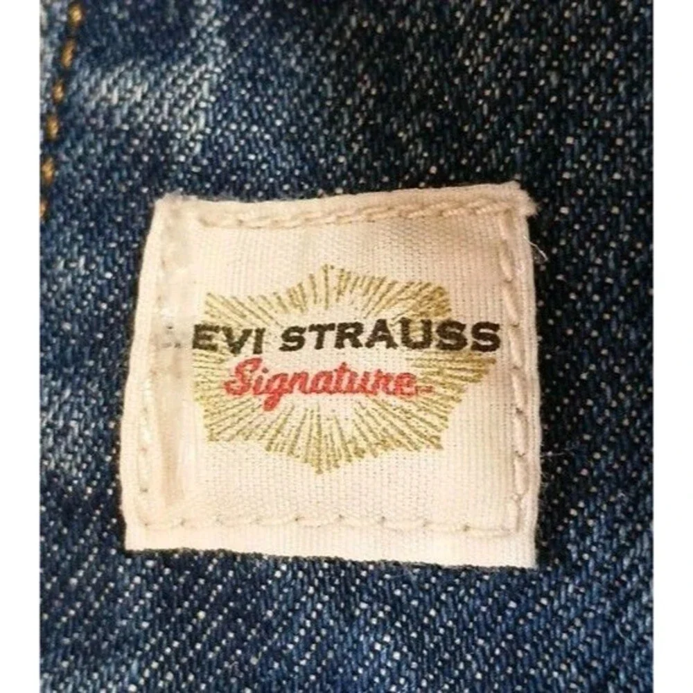 Levi Strauss Signature 1873 Men's Button-Up Denim Trucker Jean Jacket Blue XL